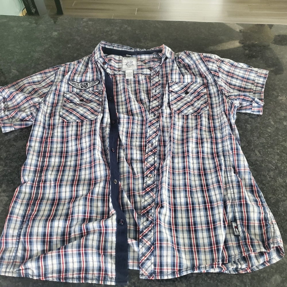 Buffalo short sleeve button up